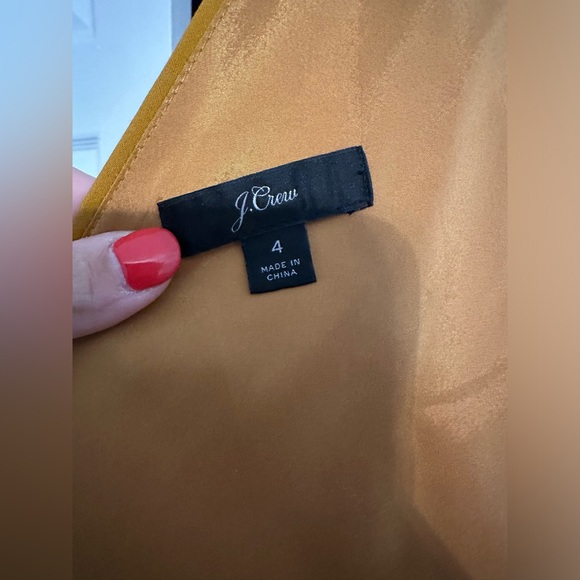 MINT Condition *Rare* J Crew Wrap Jumpsuit, 4, Gold/Mustard - Picture 5 of 10